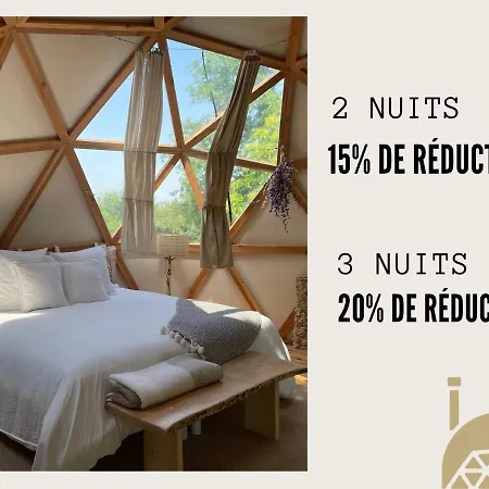 Dome Insolite Lichen Jacuzzi Et Petits-dejeuners Inclus * Gondrin